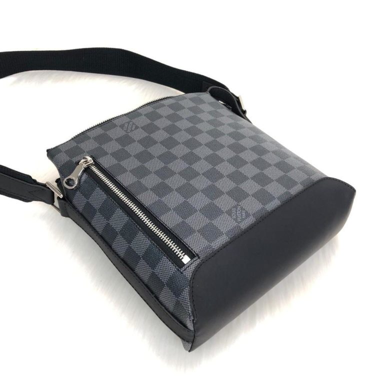 louis vuitton canta Massenger erkek postaci cantasi damier siyah 24.5x21