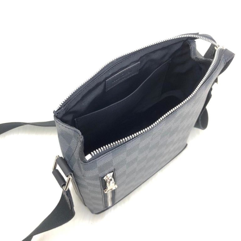 louis vuitton canta Massenger erkek postaci cantasi damier siyah 24.5x21