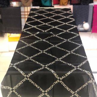 balenciaga sal ipek siyah beyaz