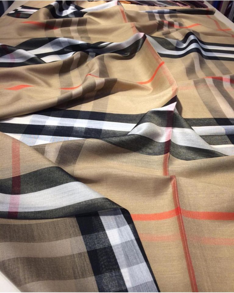 burberry sal ipek kasmir kahve 85x240