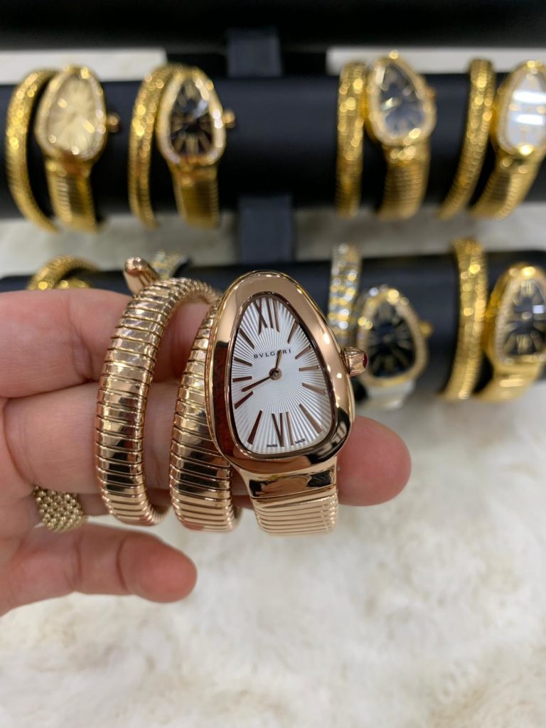 bvlgari saat rose gold beyaz