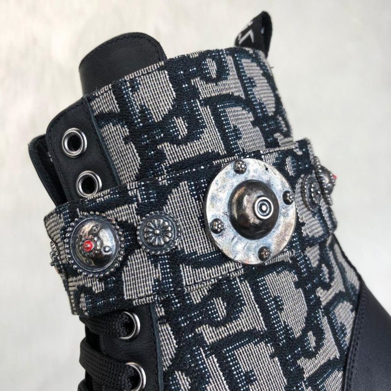 christian dior ayakkabi Oblique bot siyah