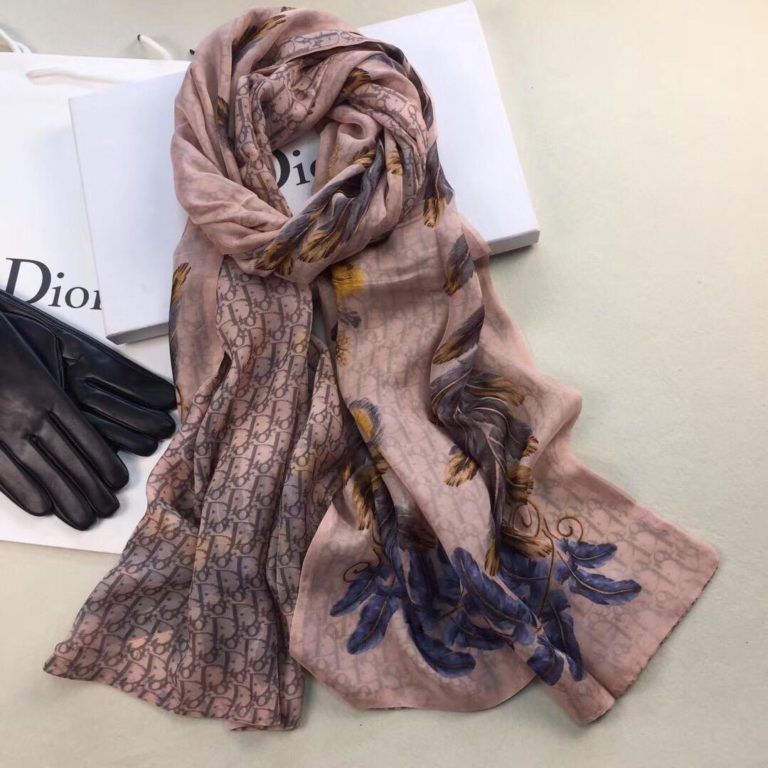 dior sal cift kat ipek pembe 65x180