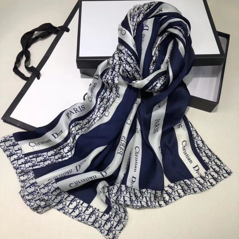 dior sal ipek beyaz 65x180