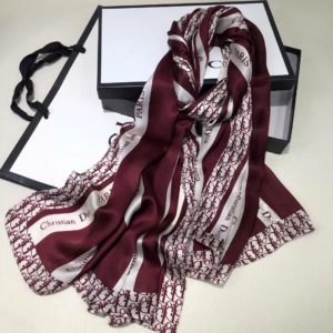 dior sal ipek bordo 65x180