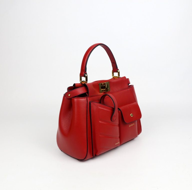 fendi canta peekaboo mini kirmizi ithal 23x18