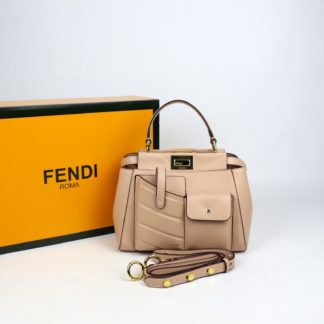 fendi canta peekaboo mini pudra ithal 23x18