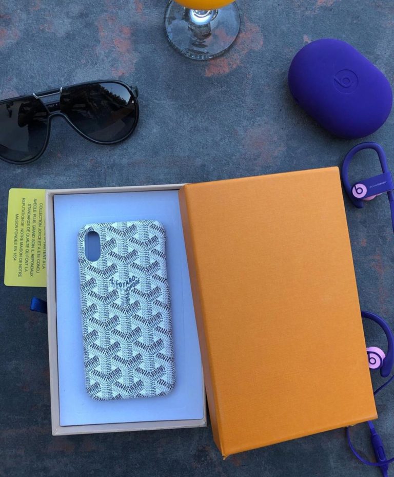 goyard telefon kilifi beyaz