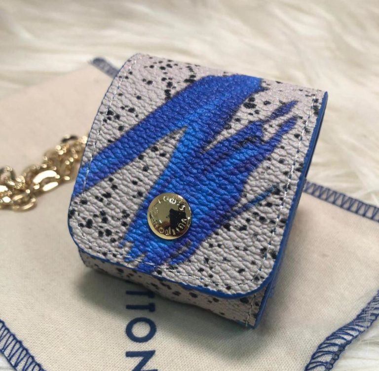 louis vuitton airpods kilif mavi kutulu