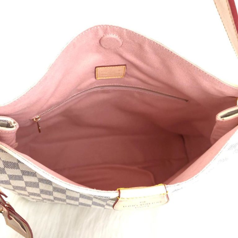 louis vuitton canta Graceful Pm damier beyaz Simetrik kesim 30x30 cm