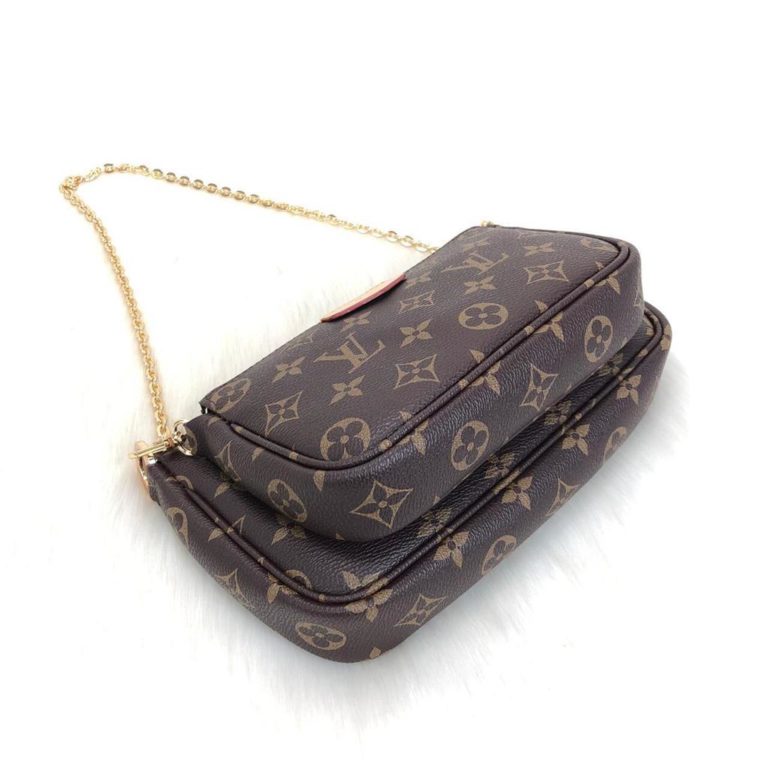 louis vuitton canta Multi Pochette monogram askili 2 canta 1 cuzdan 24x13 18x9