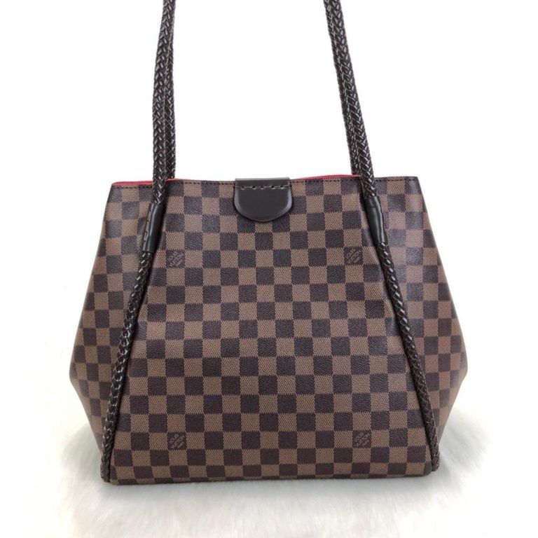louis vuitton canta Propriano damier kahve vejital deri el orgusu 43x30 cm