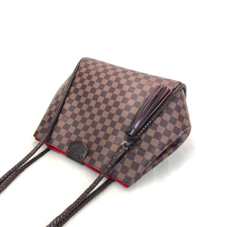 louis vuitton canta Propriano damier kahve vejital deri el orgusu 43x30 cm
