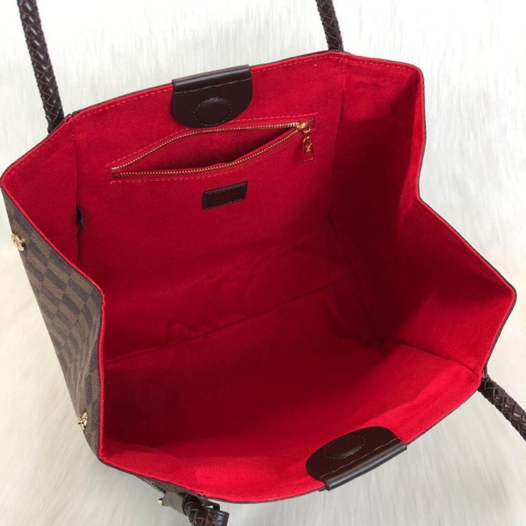 louis vuitton canta Propriano damier kahve vejital deri el orgusu 43x30 cm
