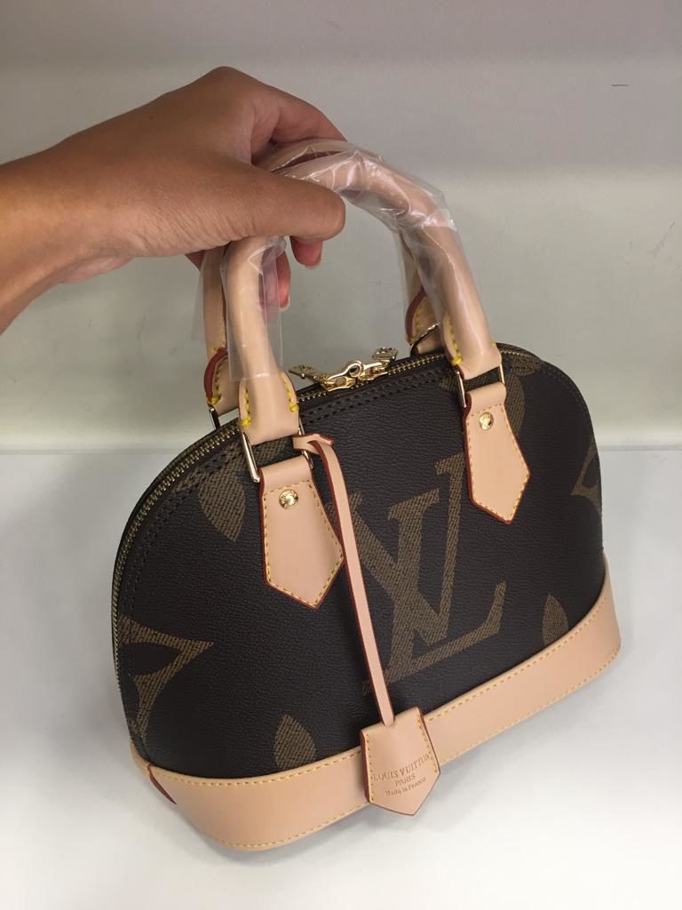louis vuitton canta suni deri alma monogram cift tarafli klasik 27x13cm