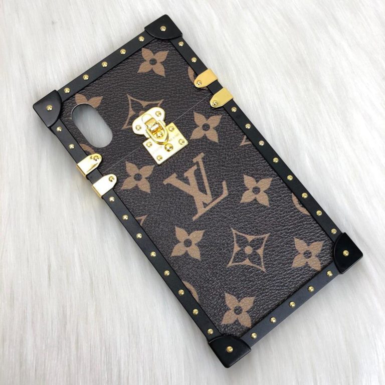 louis vuitton telefon kilifi eye trunk iphone x celik kasa ithal