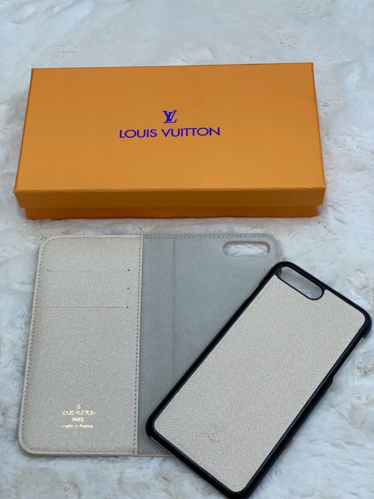 louis vuitton telefon kilifi kapakli beyaz damier