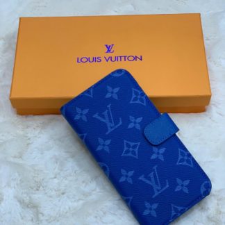 louis vuitton telefon kilifi kapakli mavi monogram