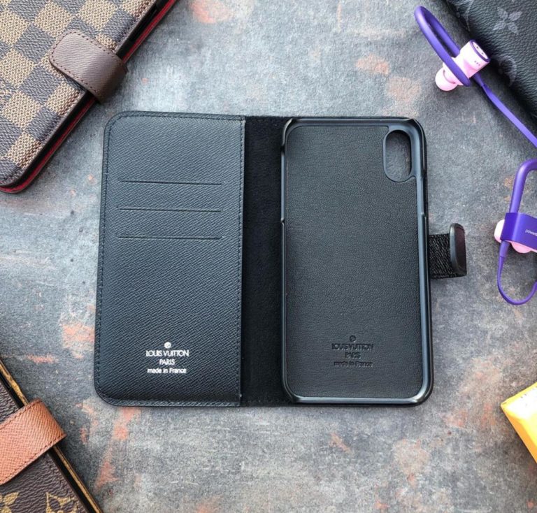 louis vuitton telefon kilifi kapakli siyah monogram
