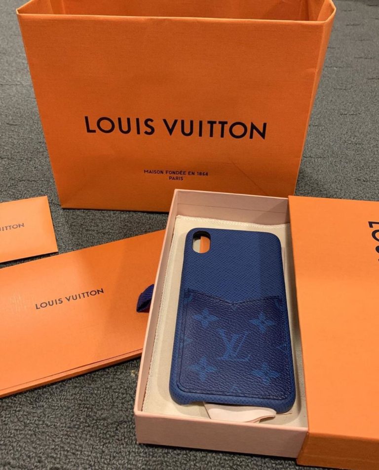 louis vuitton telefon kilifi mavi lacivert monogram
