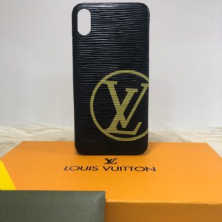 louis vuitton telefon kilifi siyah epi sari logolu