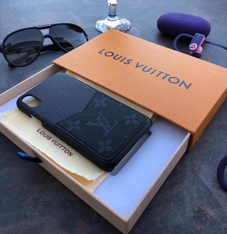 louis vuitton telefon kilifi siyah monogram