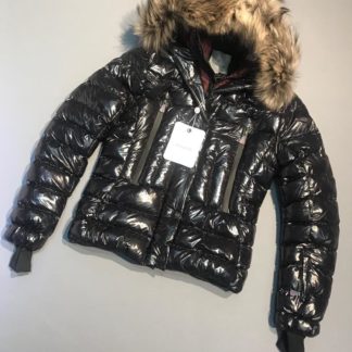 moncler mont parlak iki renk siyah bordo kapuson