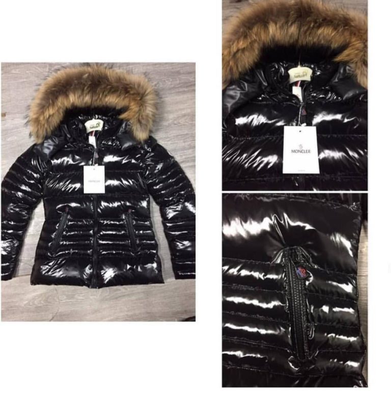 moncler mont parlak siyah bel duz kapuson