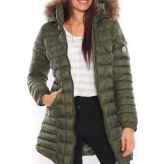 moncler mont uzun mat haki kare dikis