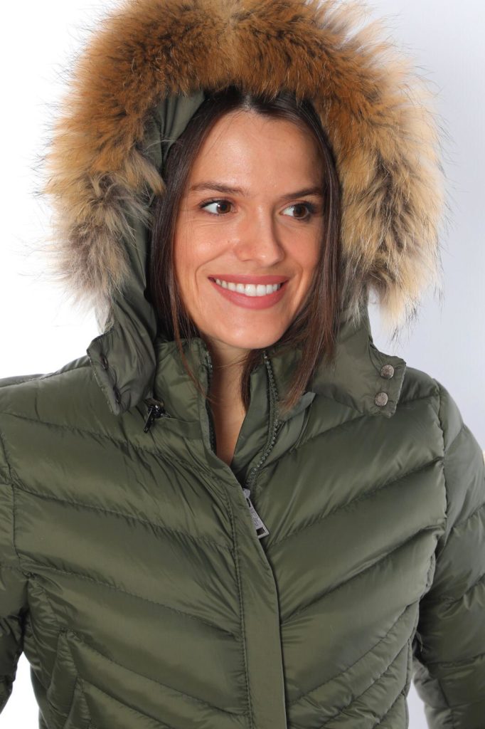 moncler mont uzun mat haki oklu dikis