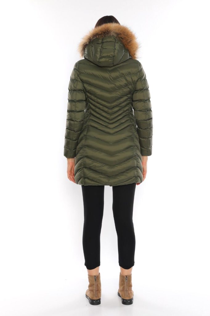 moncler mont uzun mat haki oklu dikis