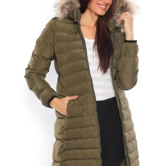 moncler mont uzun mat haki renk