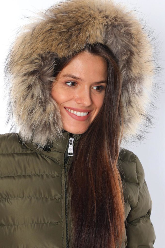 moncler mont uzun mat haki renk