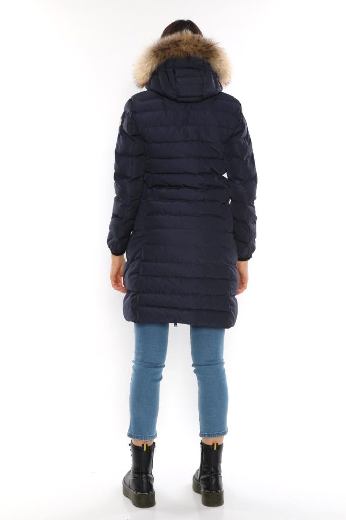 moncler mont uzun mat lacivert renk