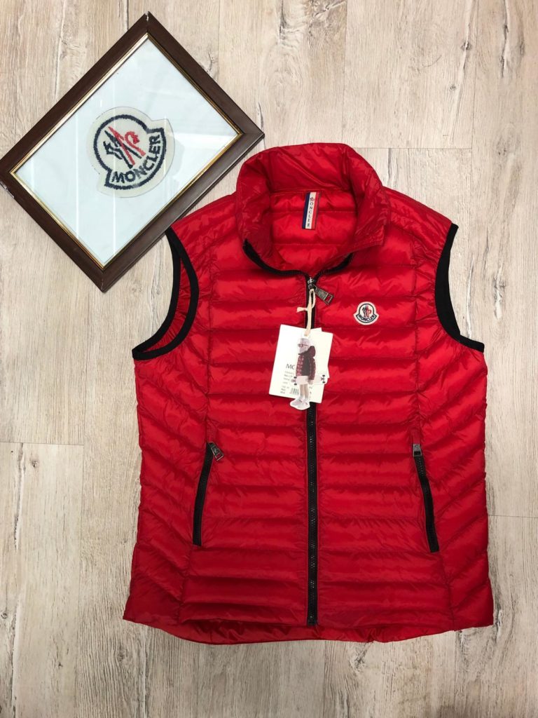 moncler yelek erkek mat kirmizi