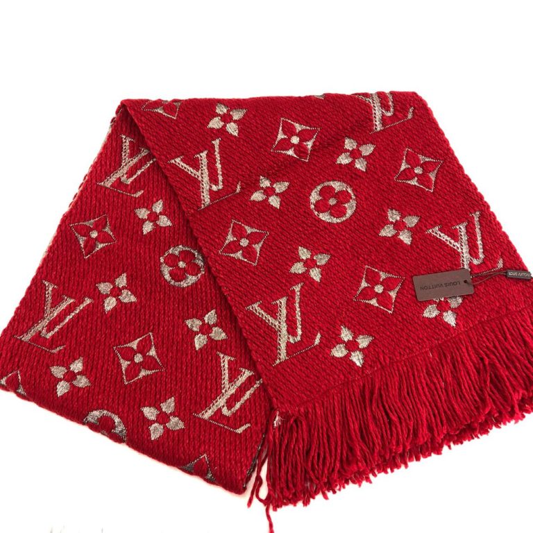 louis vuitton atki logomania yun kirmizi simli ithal 180x33