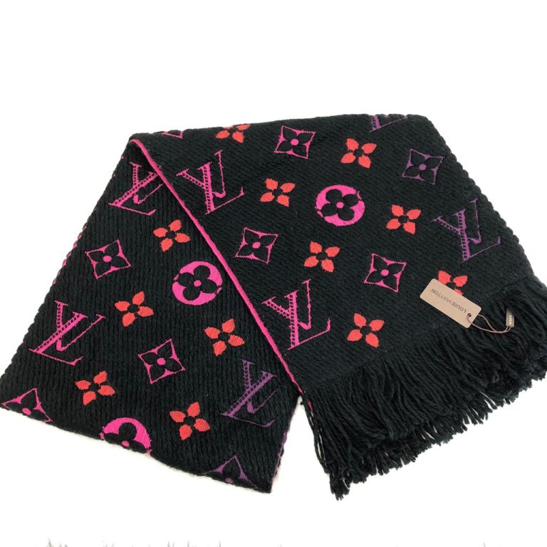 louis vuitton atki logomania yun renkli siyah ithal 180x33