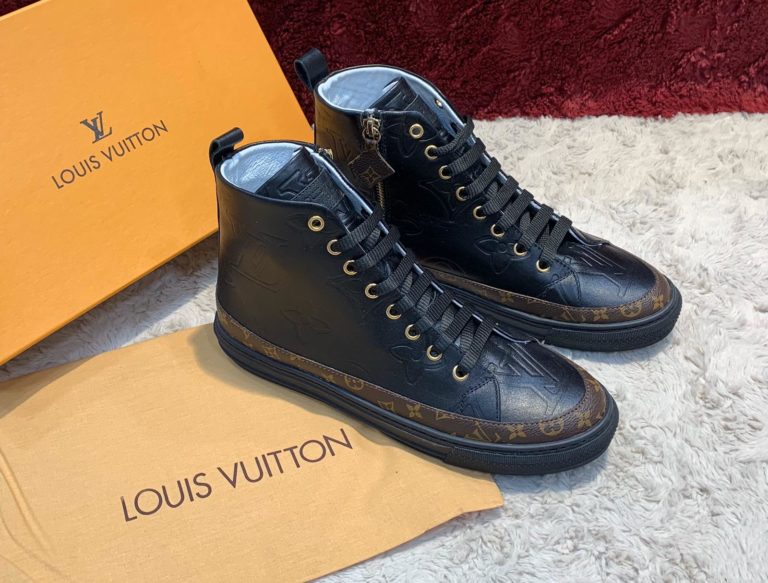 louis vuitton ayakkabi bot hakiki deri siyah