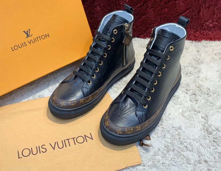 louis vuitton ayakkabi bot hakiki deri siyah