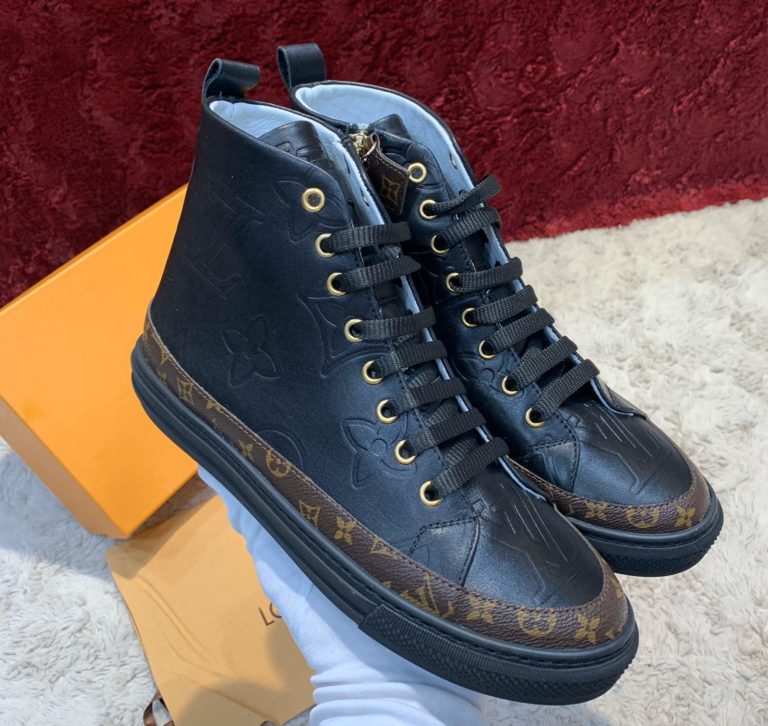 louis vuitton ayakkabi bot hakiki deri siyah