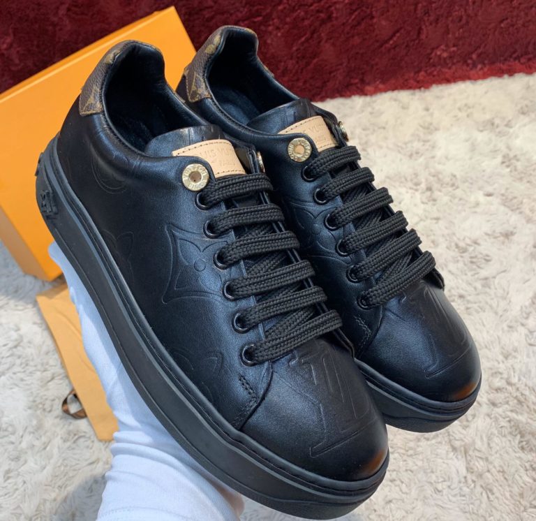louis vuitton ayakkabi sneaker siyah