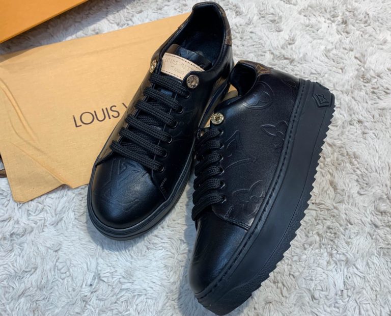 louis vuitton ayakkabi sneaker siyah