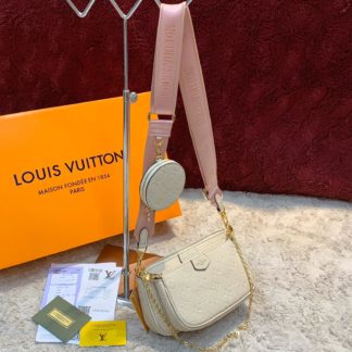 louis vuitton canta multi pochettekrem pembe aski