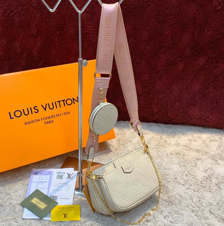 louis vuitton canta multi pochettekrem pembe aski