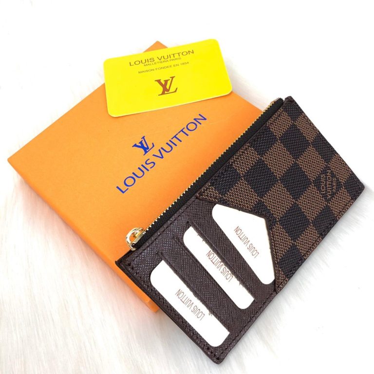 louis vuitton kartlik damier kahve 14.5x8 cm
