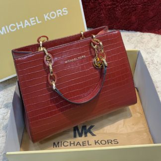 michael kors canta bordo crocodile