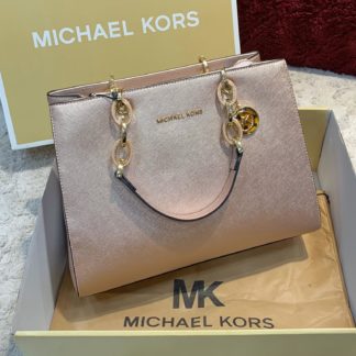 michael kors canta pudra pembe  duz