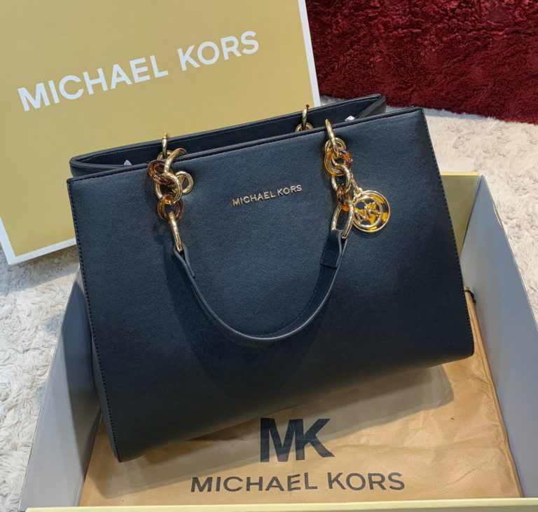 michael kors canta siyah duz