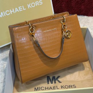 michael kors canta taba crocodile