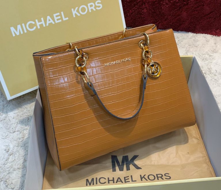 michael kors canta taba crocodile